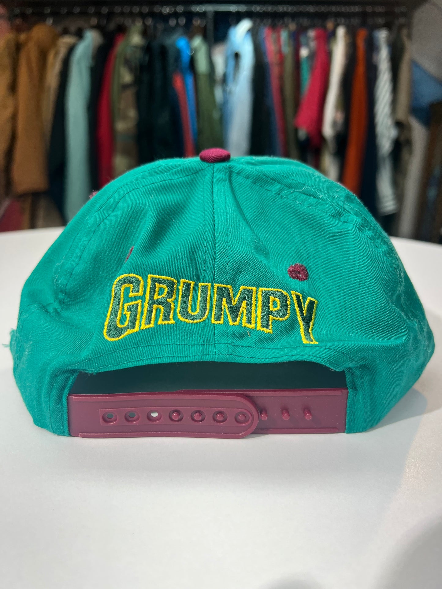 Vintage Disney Grumpy Vintage Baseball SnapBack
