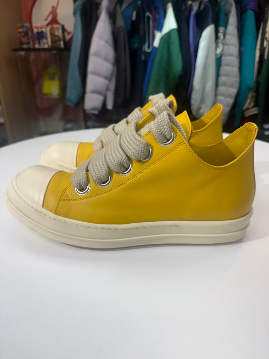 Preowned Lemon Jumbo Lace Low Rick Owens Porterville