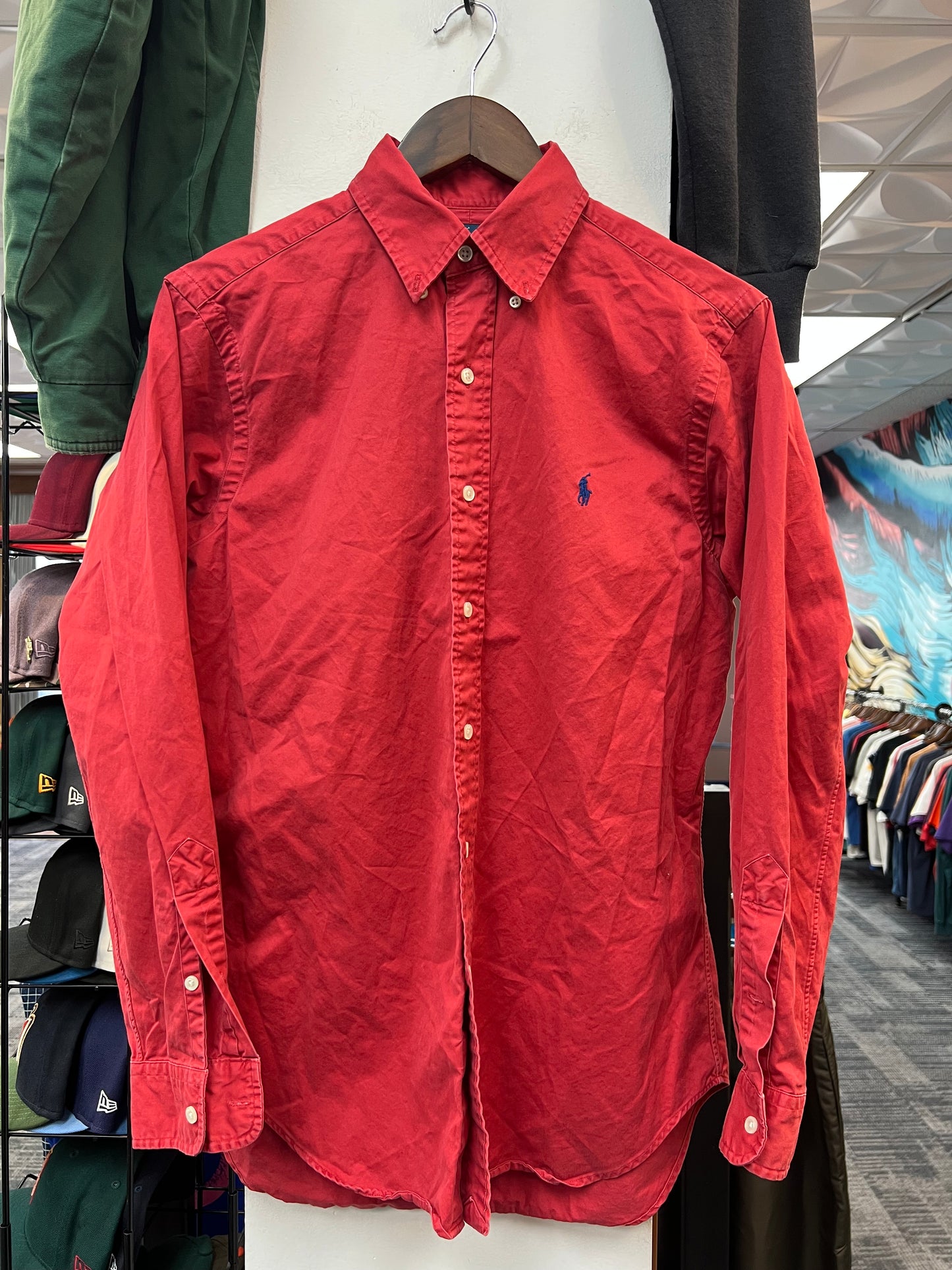Polo Ralph Lauren Red Button Up
