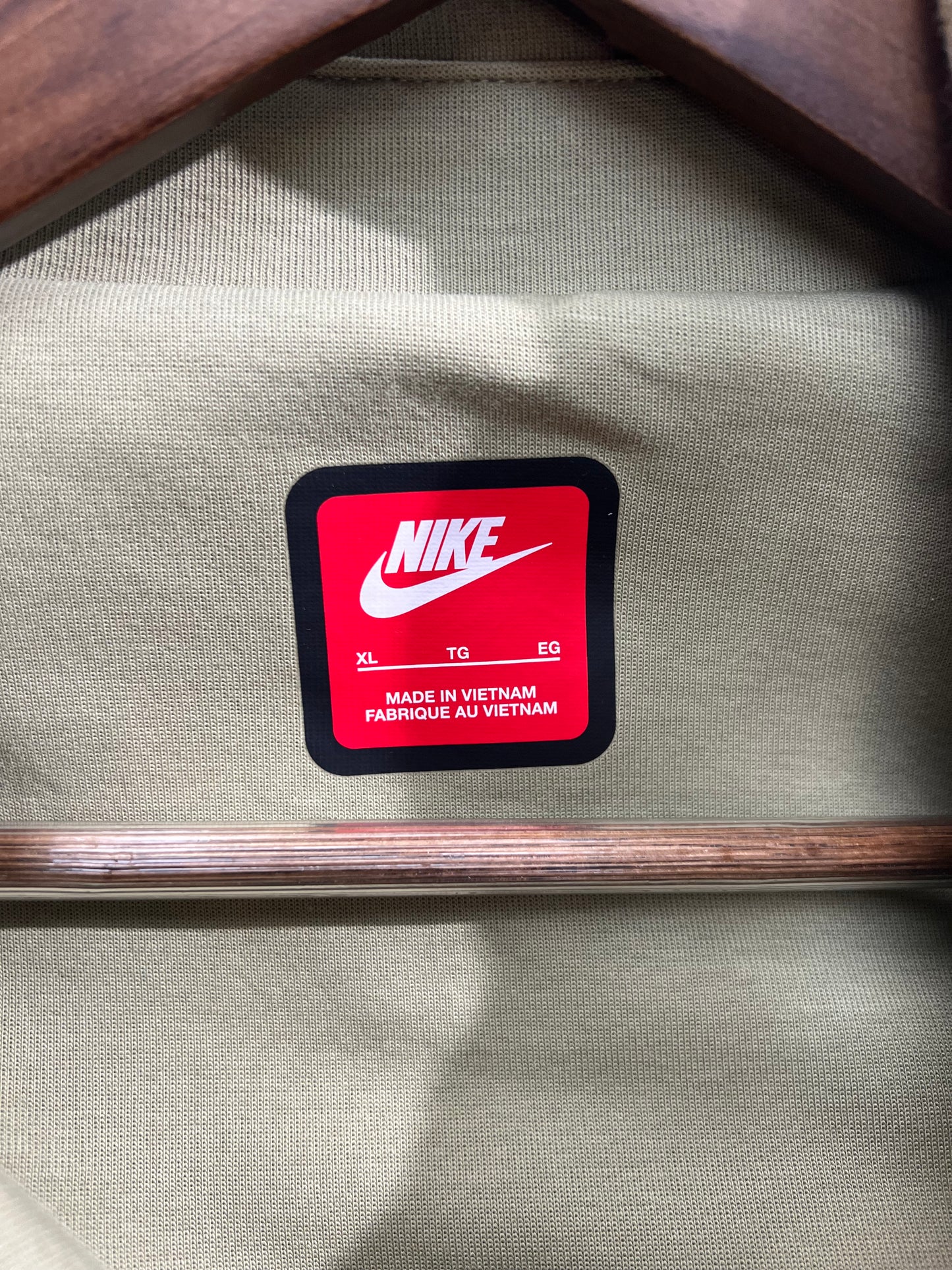 New Nike Tech Sportswear Fleece Jacket Olive