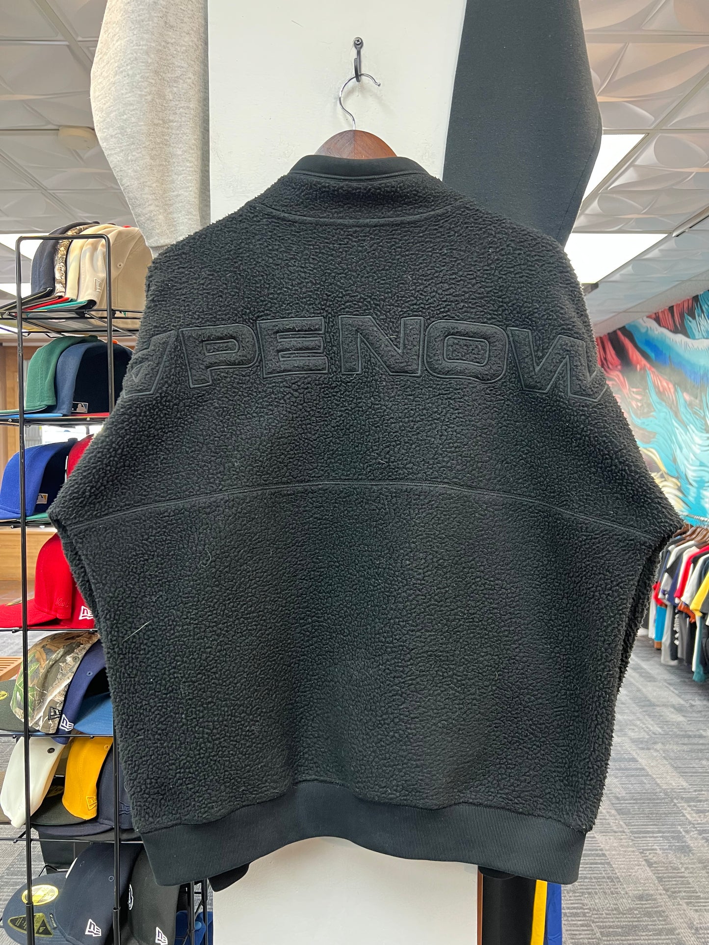 AAPE Black Fleece Jacket