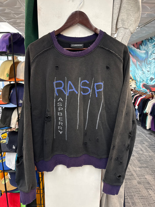 New GV Raspberry Hills Sulfur Crewneck