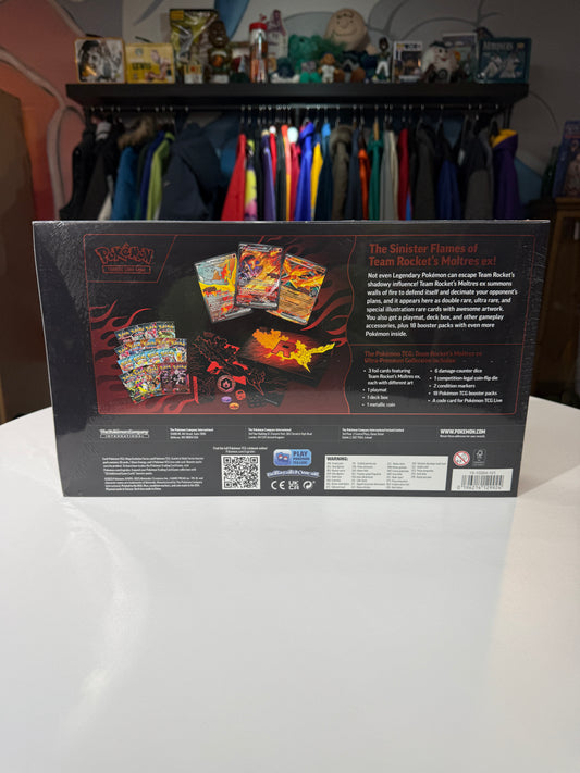 New 2025 Pokémon Team Rocket Moltres ex Ultra Premium Collection