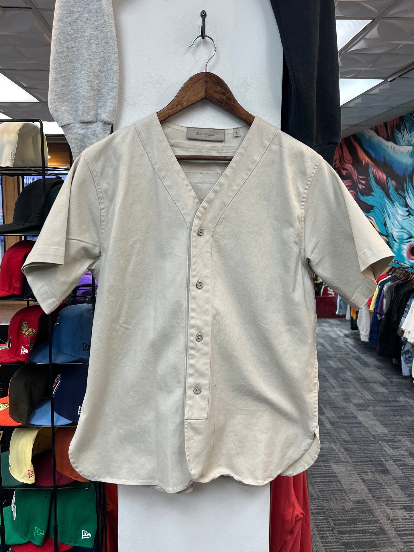 Essentials Wheat Boy Scout Button Up