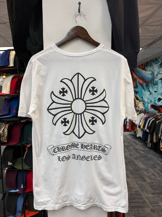 Chrome Hearts LA White Pocket Tee