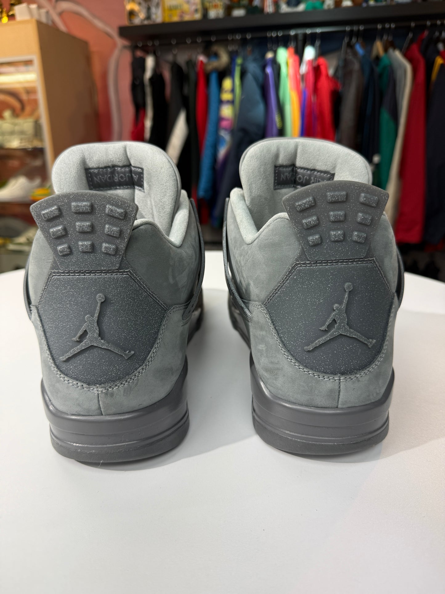 Preowned Jordan 4 Paris Olympics Wet Cement