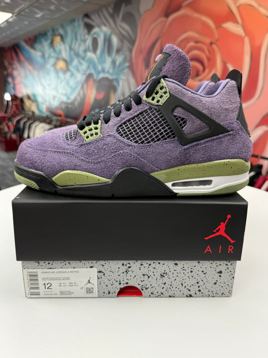 Preowned Canyon Purple Jordan 4