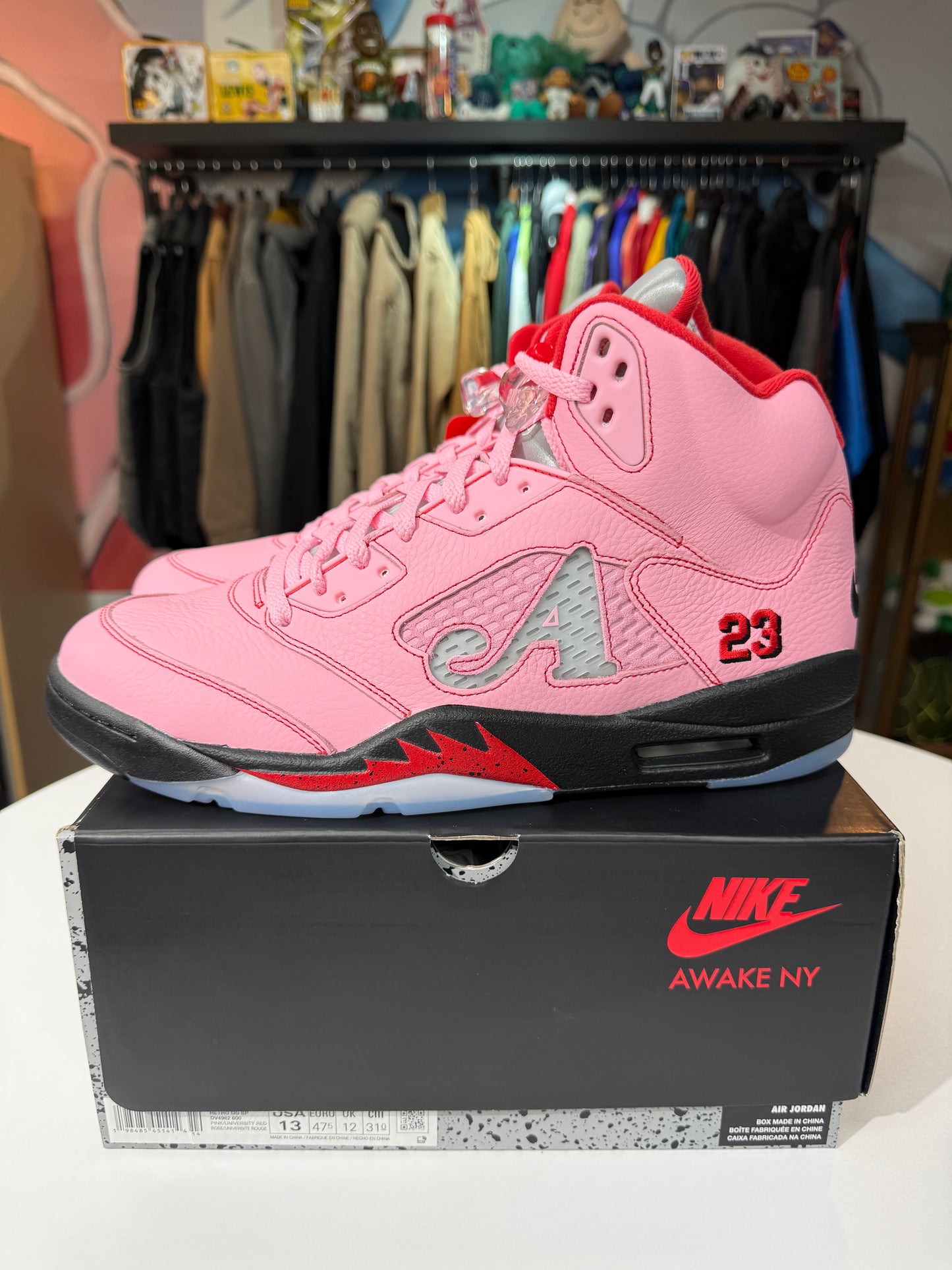 New Jordan 5 Awake NY Arctic Pink