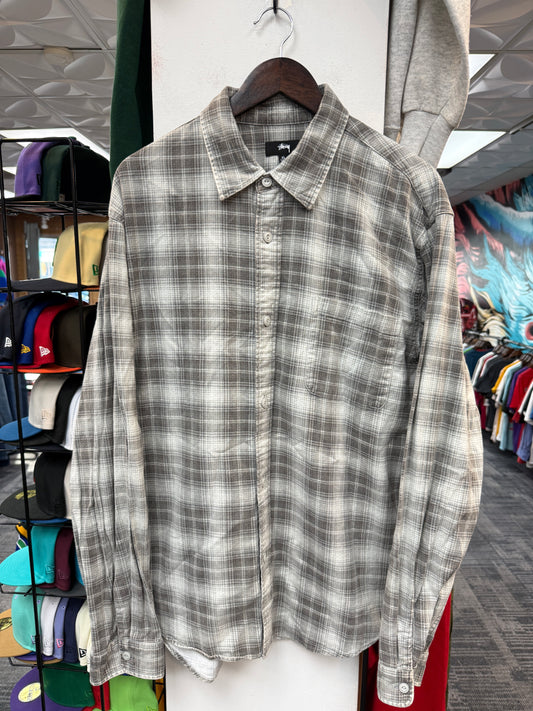 Stussy Dax Grey Flannel