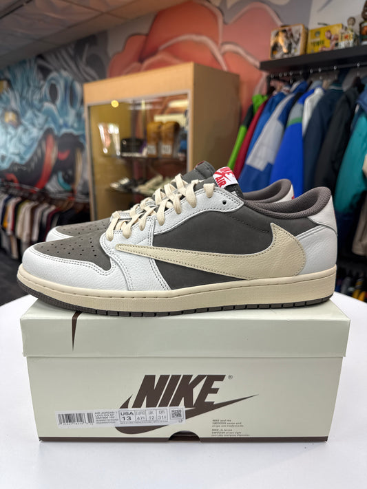 New Travis Scott Jordan 1 Low Reverse Mocha