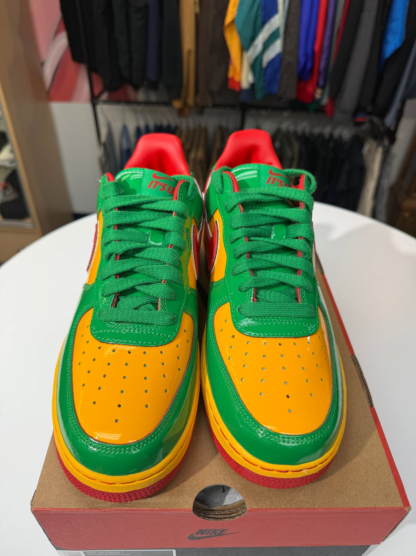 Preowned Lucky Green Lil Yachty Concrete Boys Af1