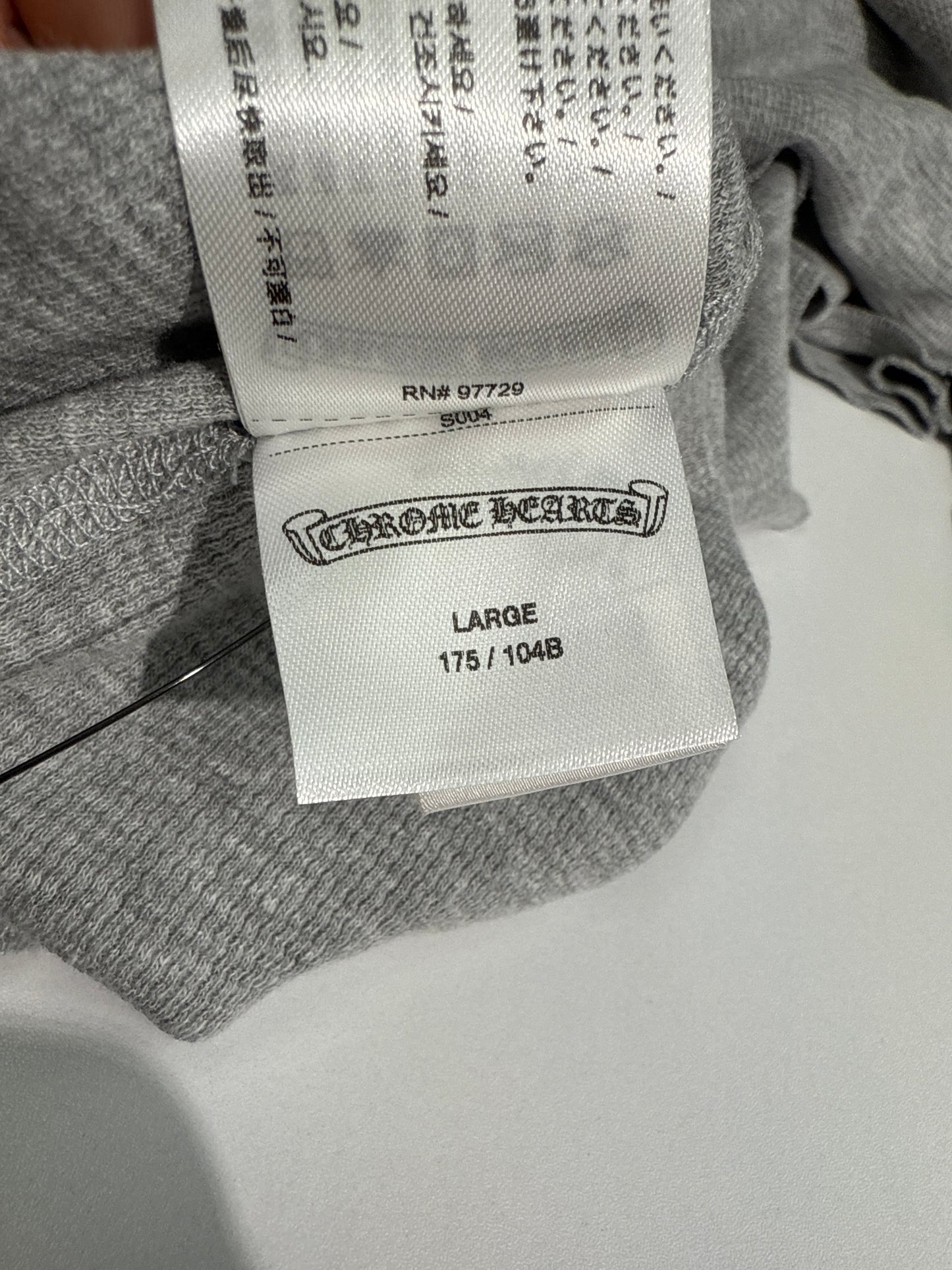 New Chrome Hearts Scroll Logo Thermal Long Sleeve