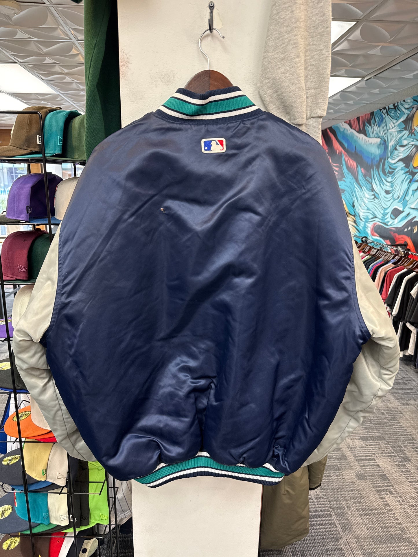 Vintage Starter Mariners Satin Jacket