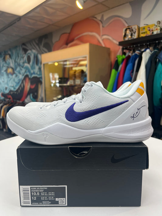 Preowned Kobe 8 Protro Lakers Home