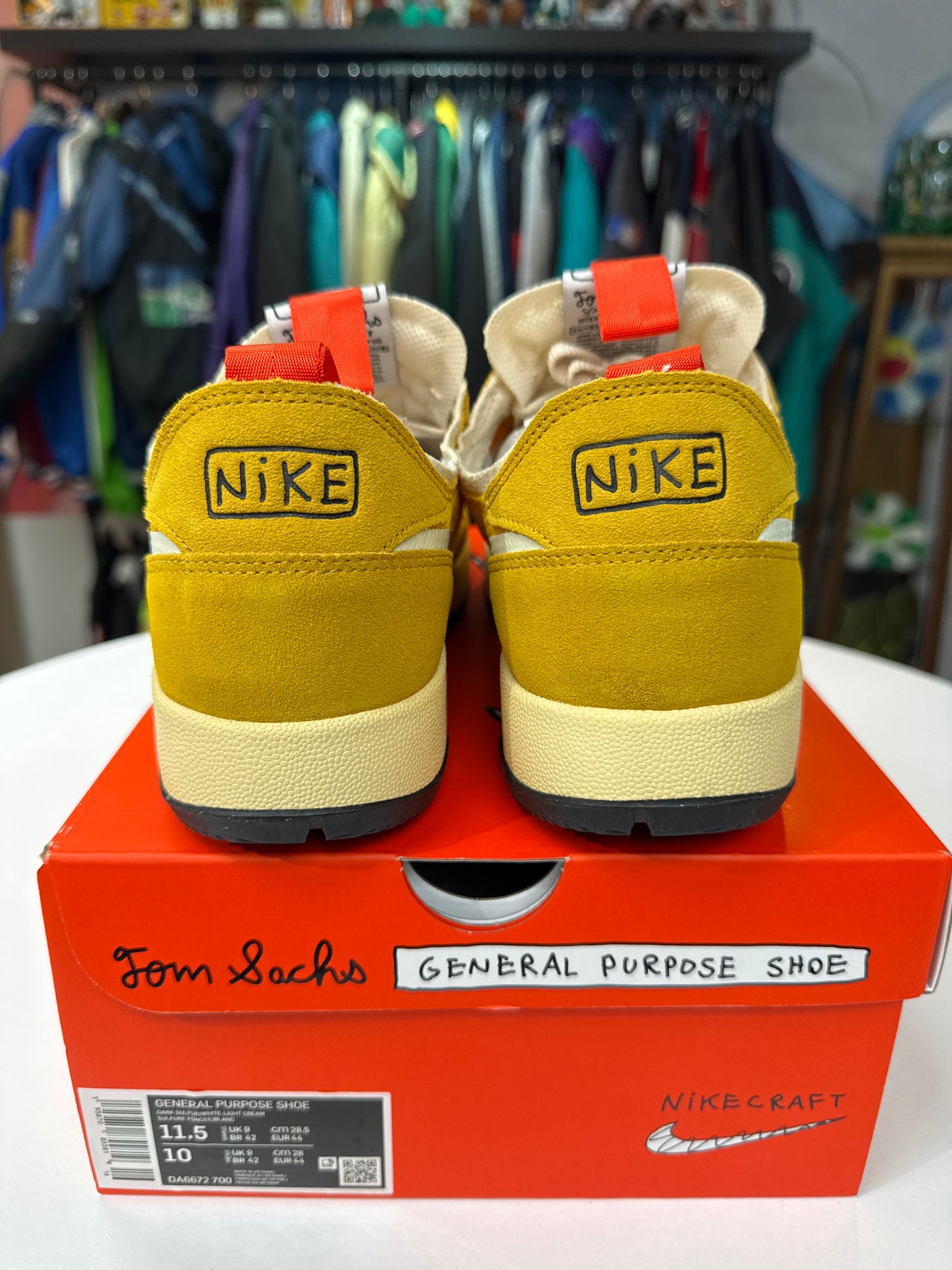 New NikeCraft General Purpose Tom Sachs Sulfur