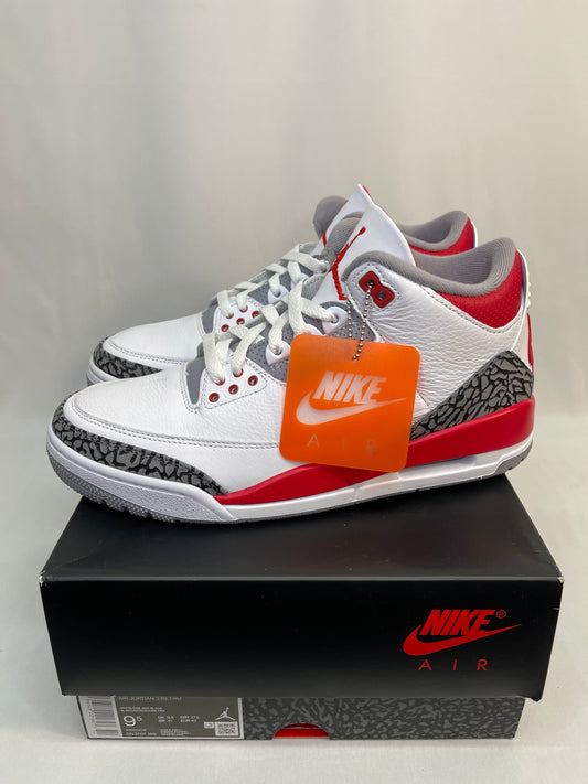 New Jordan 3 Fire Red