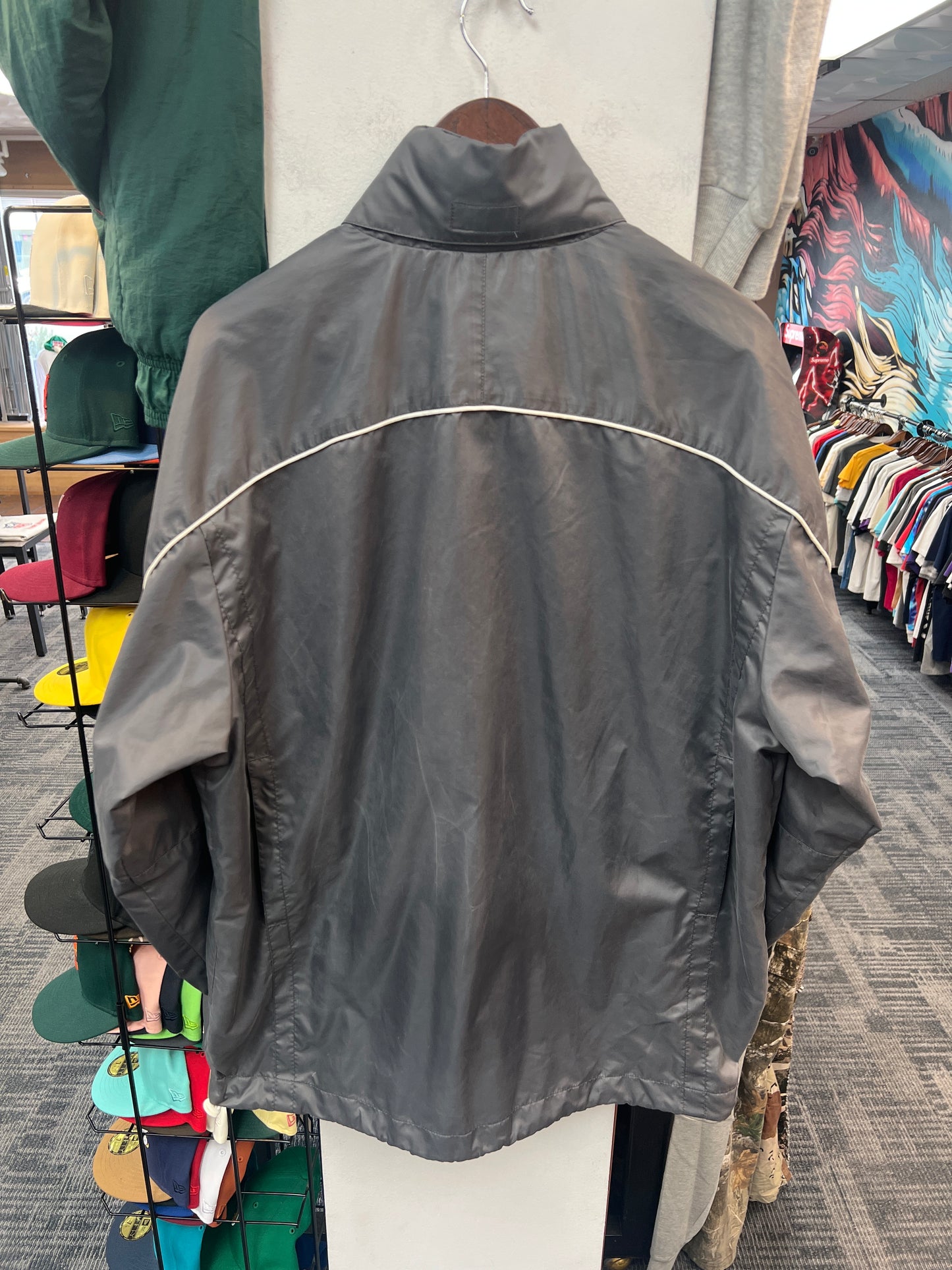 Nike Grey Windbreaker