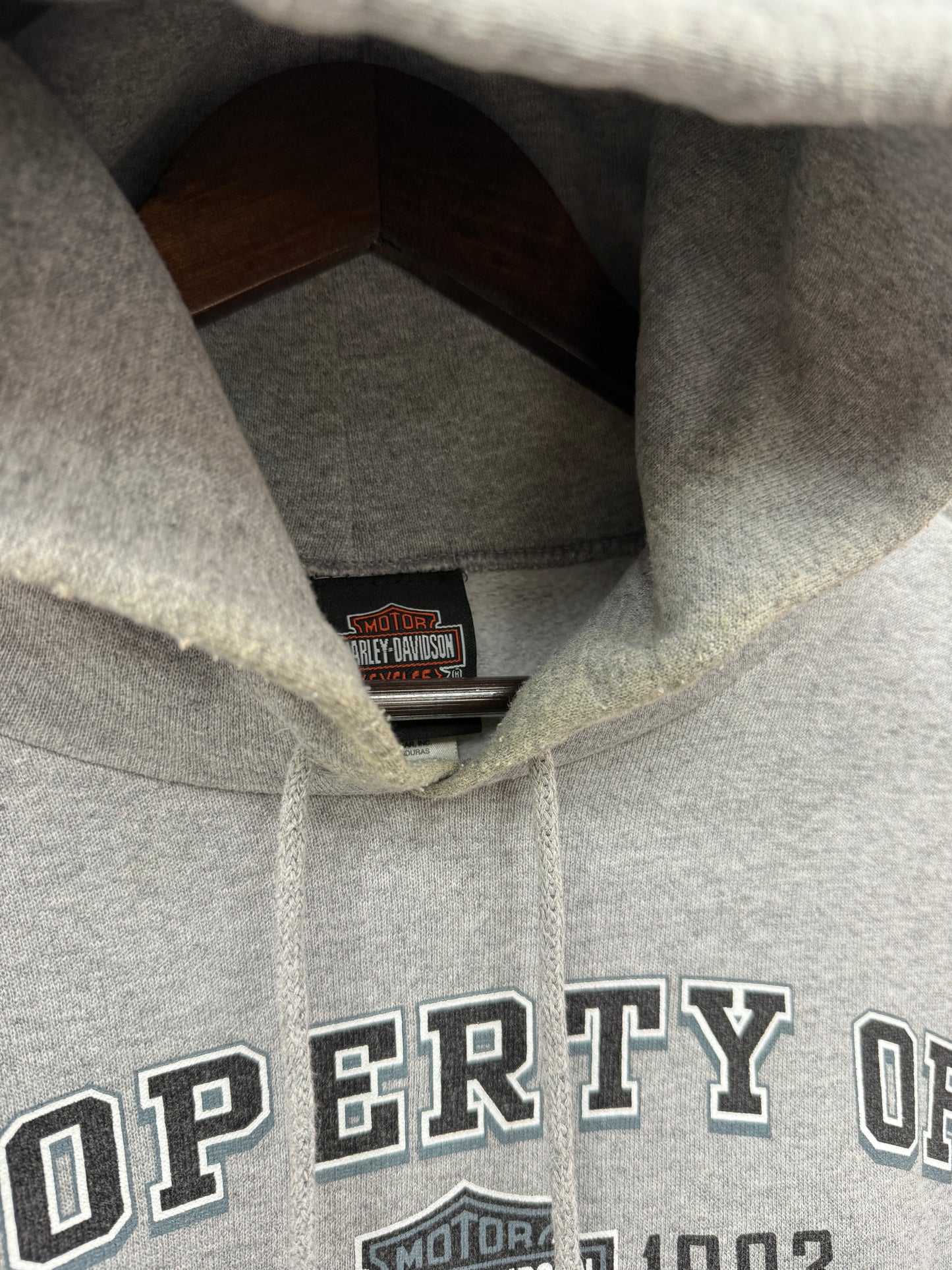 Harley Davidson Grey Voodoo Hoodie