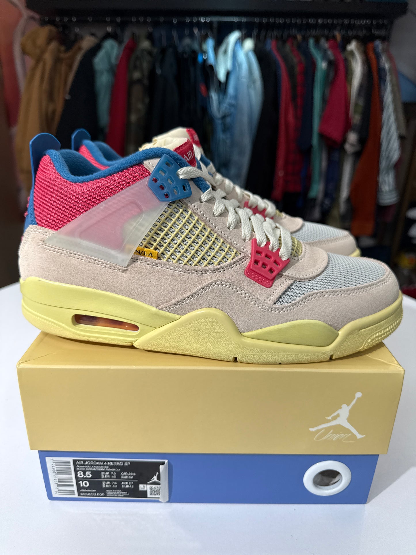 VNDS Union Jordan 4 Guava Ice