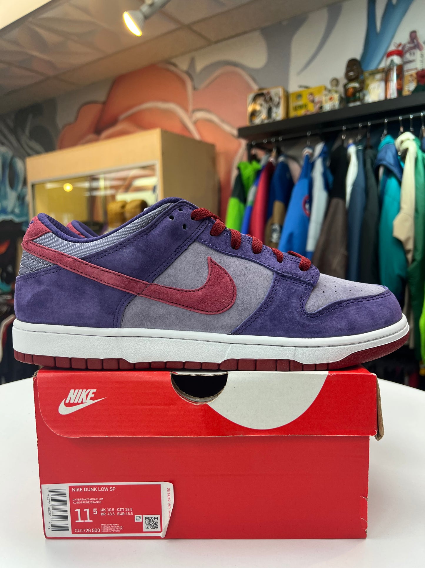 New Nike Dunk Low Plum