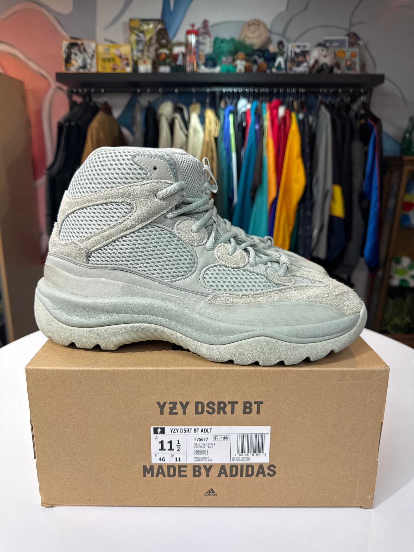 Preowned YZY Desert Boot Salt