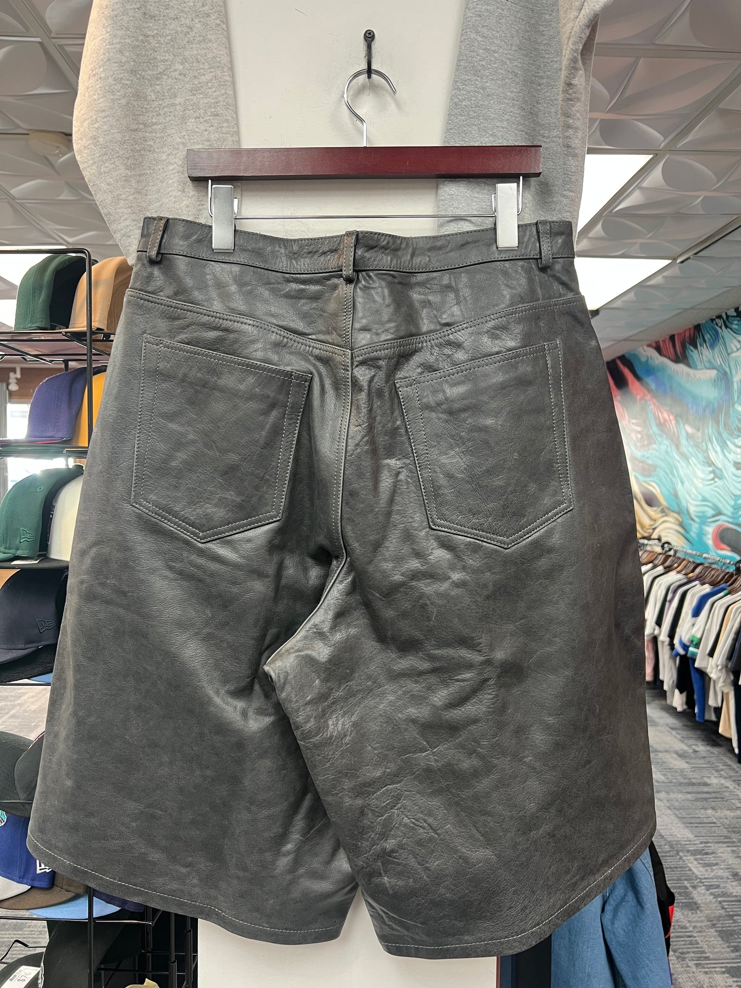 GV Leather Shorts