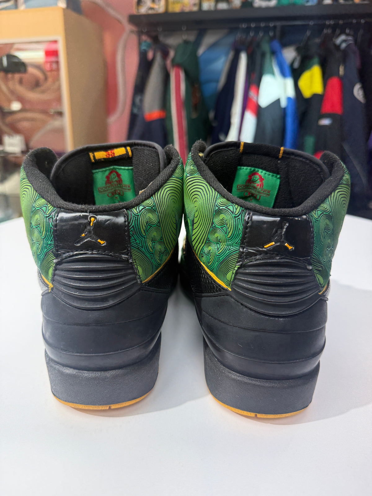 Preowned Doernbecher Peacock Jordan 2