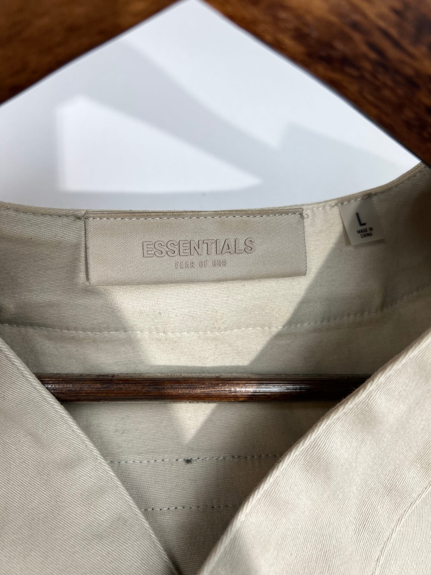 Essentials Wheat Boy Scout Button Up