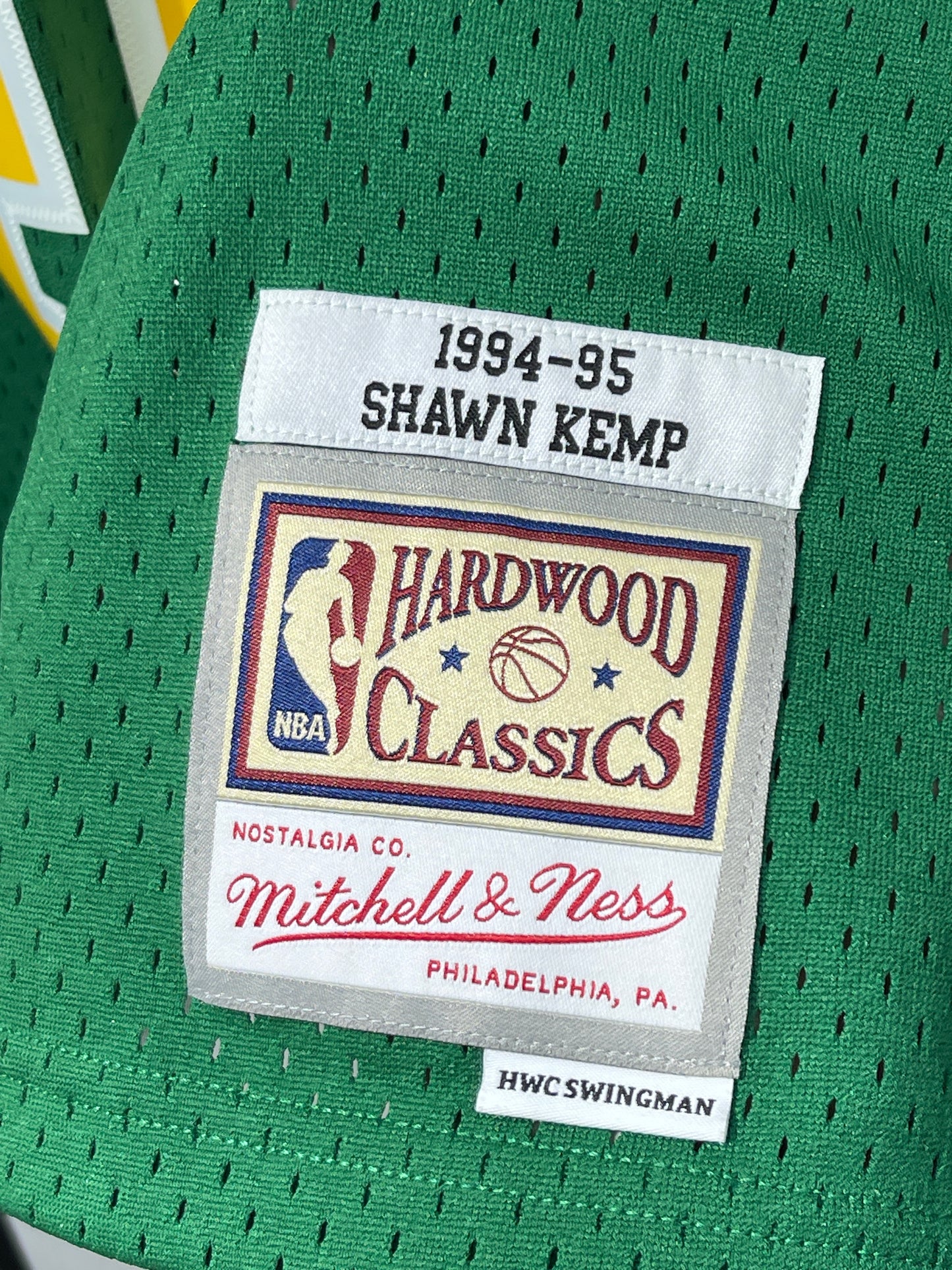 Mitchell & Ness Kemp Sonics Jersey