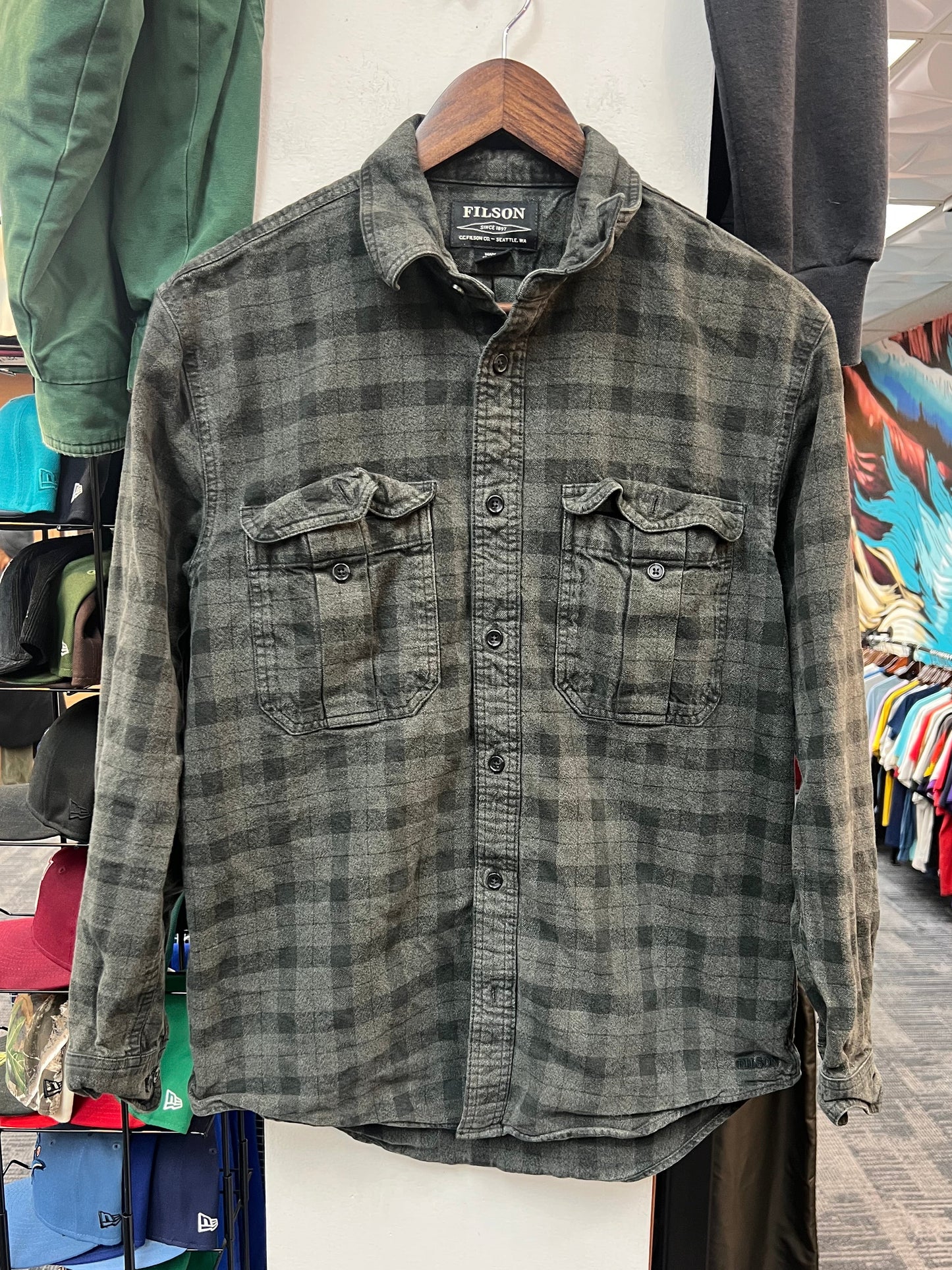 Filson Dark Grey Flannel