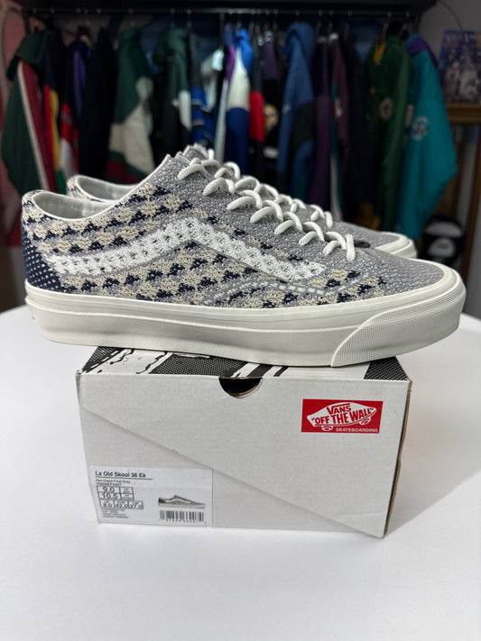 Preowned Vans Premium LX Old Skool 36 Geo Check Grey
