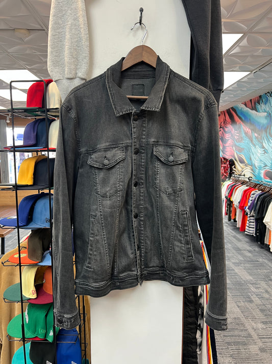 Joe’s Black Denim Trucker Jacket