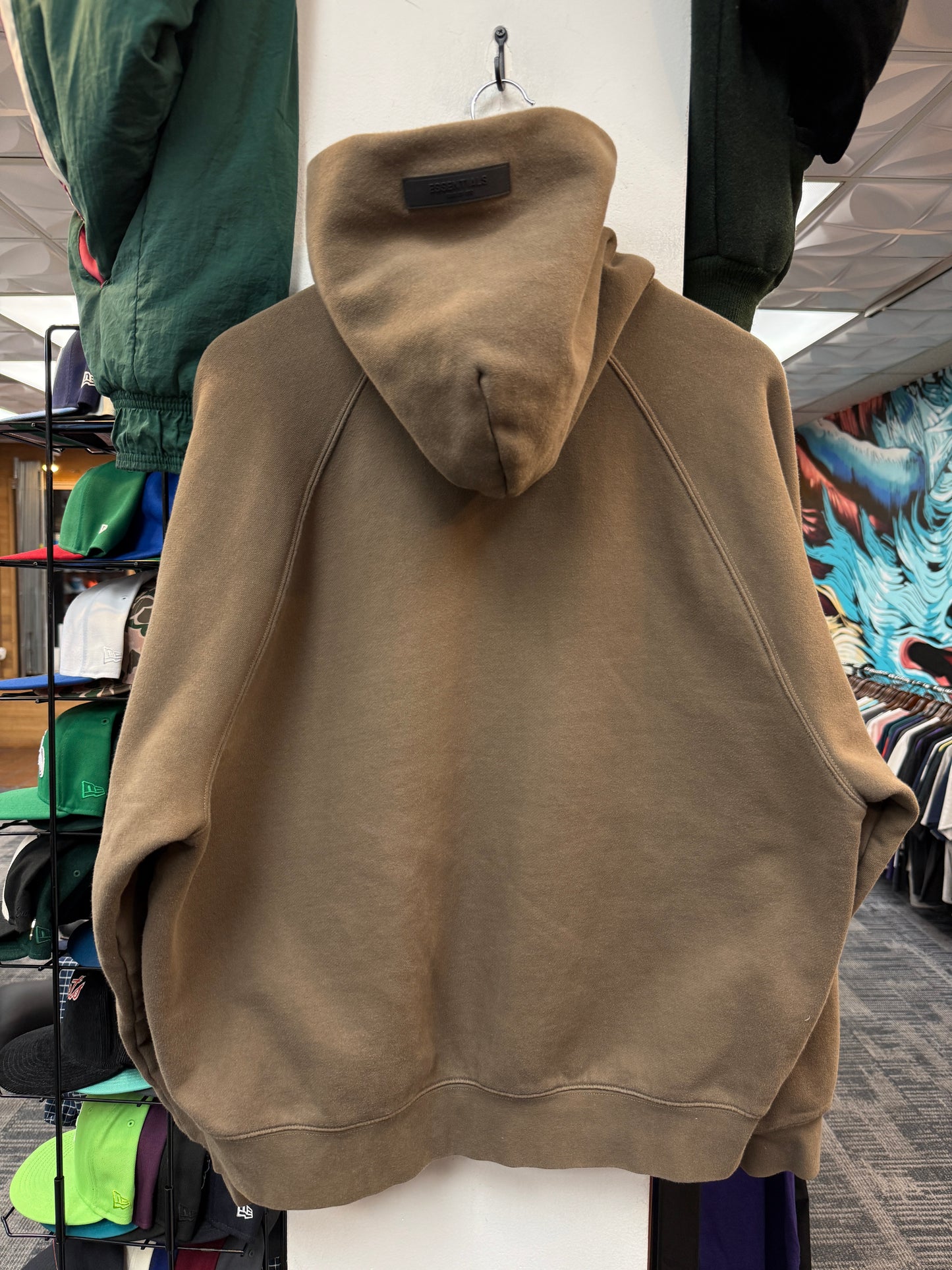 Essentials Brown Hoodie