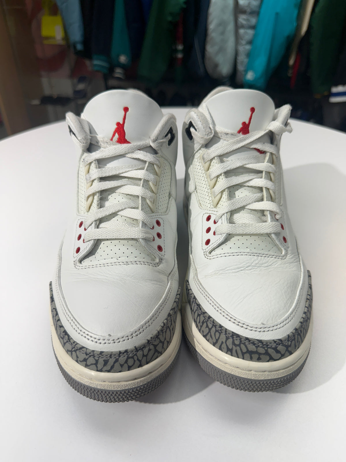 Preowned Reimagined White Cement Jordan 3