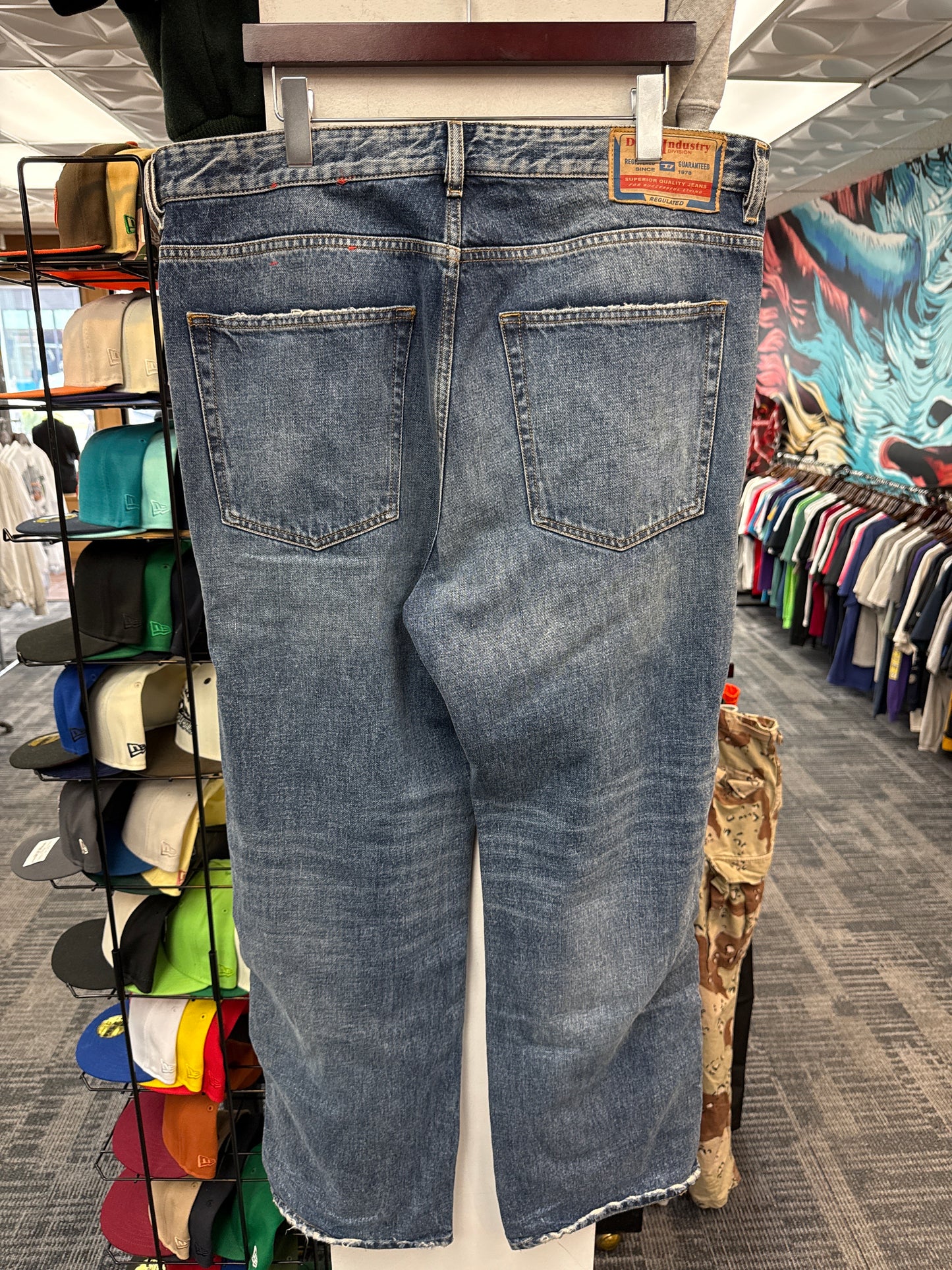 Diesel D-Rise Zip Jeans