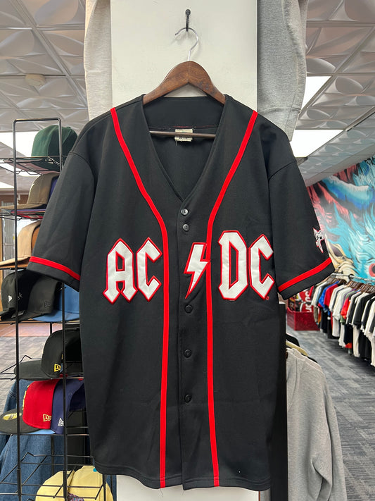 Vintage Liquid Blue AC/DC Baseball Jersey
