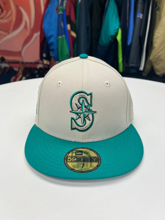 Mariners Grey and Aqua 25th Anniversary Fitted