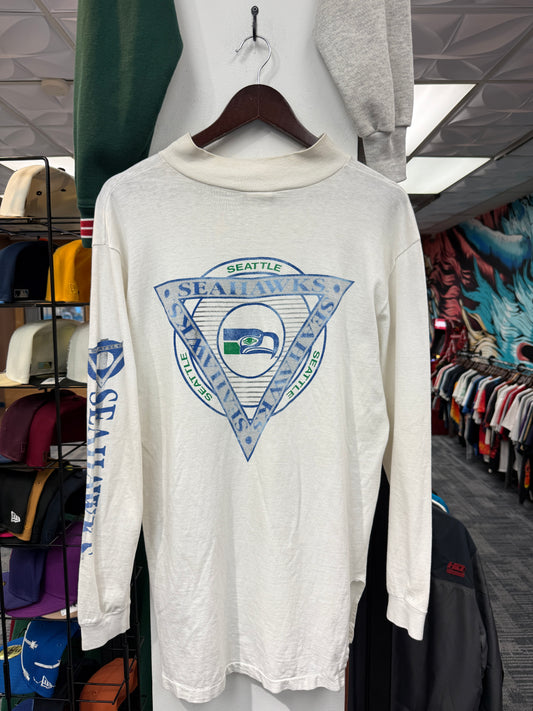 Vintage Seahawks Mockneck L/S Tee