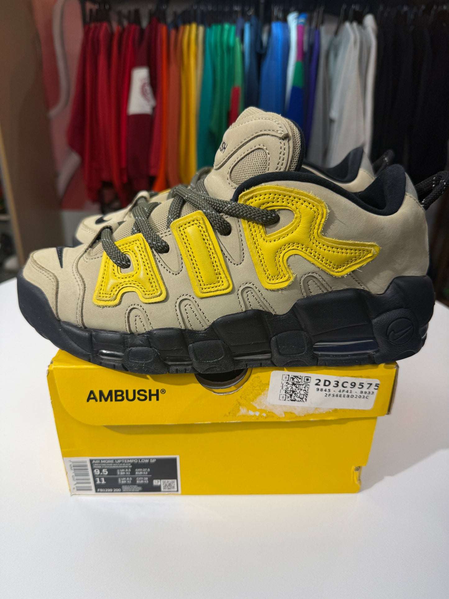Preowned AMBUSH Limestone Air Uptempo Low