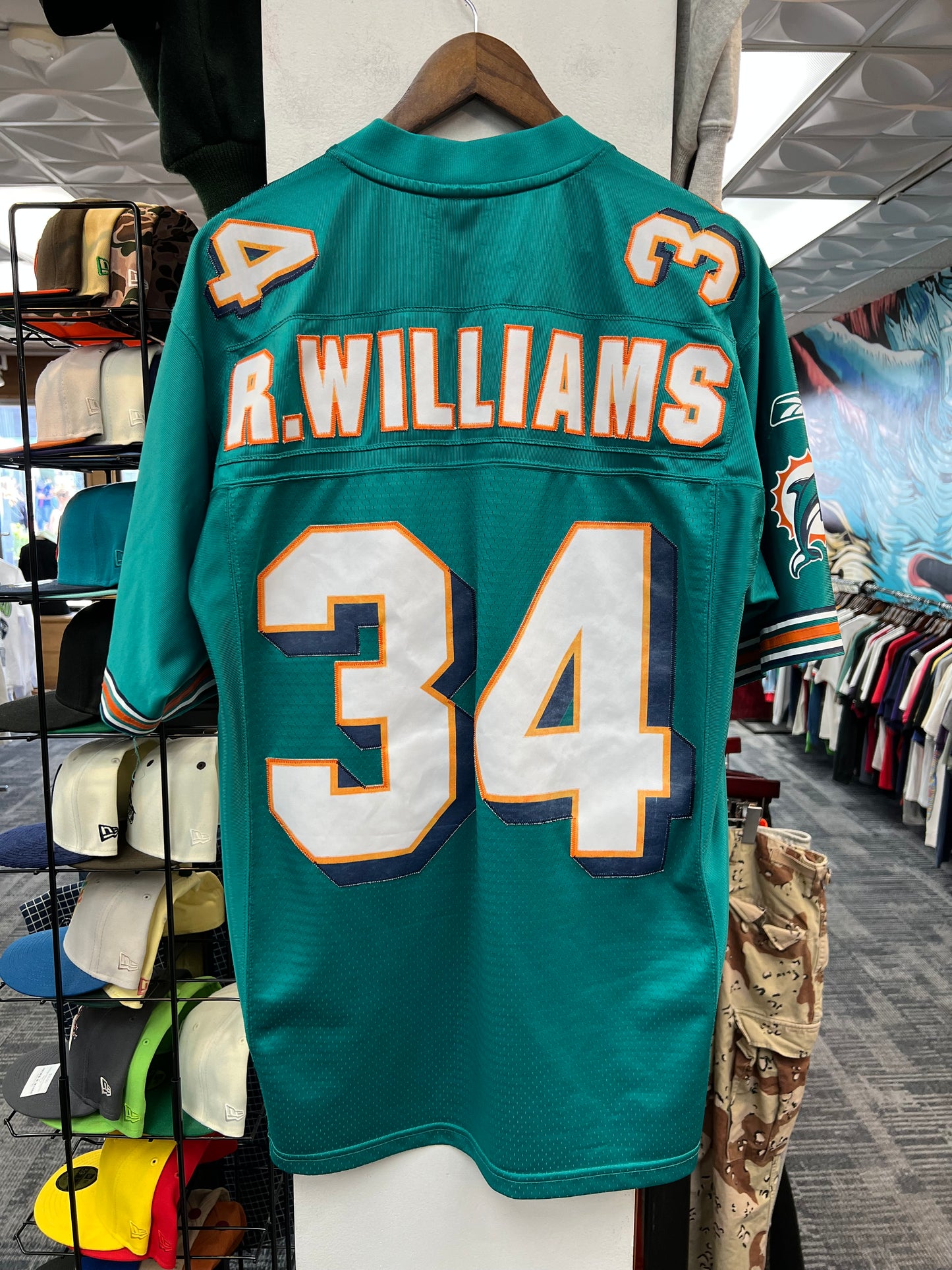 Reebok Miami Dolphins Ricky Williams Jersey