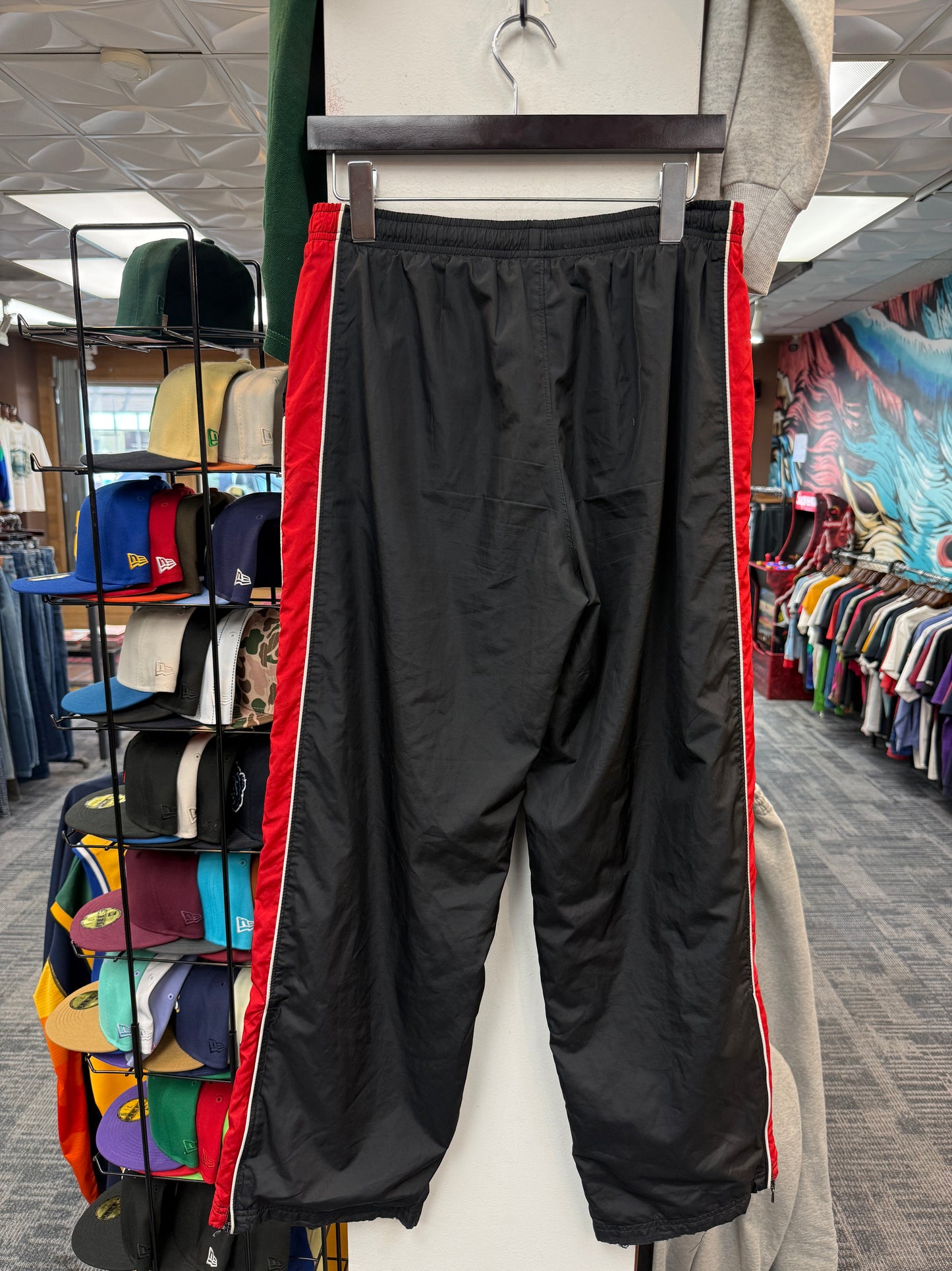 Vintage Nike Black/Red Track Pants