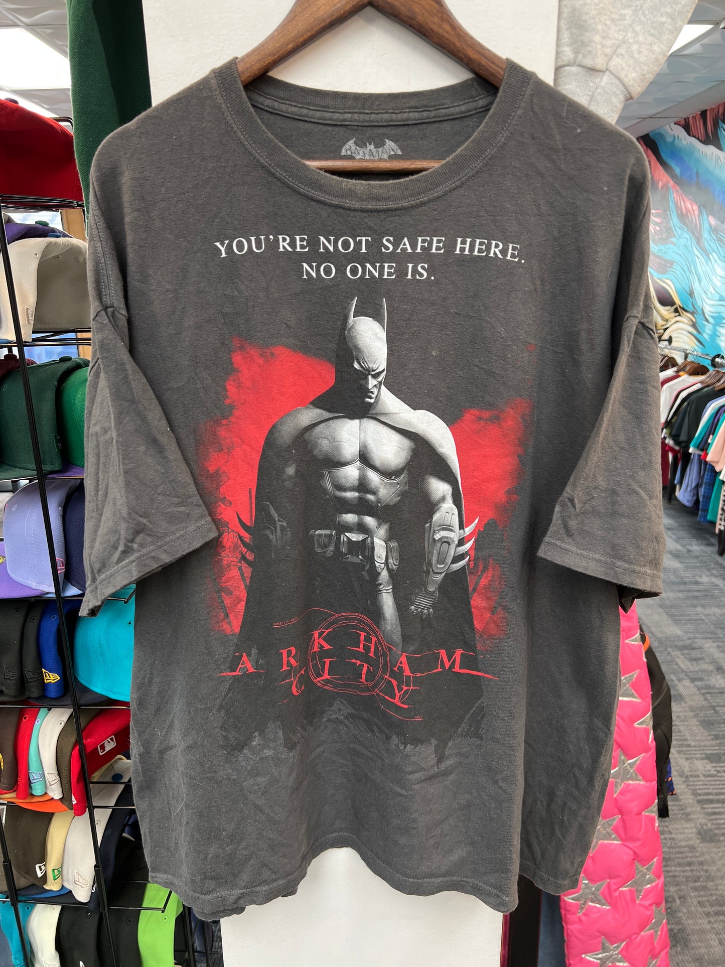 Vintage Batman Arkham City Graphic Tee