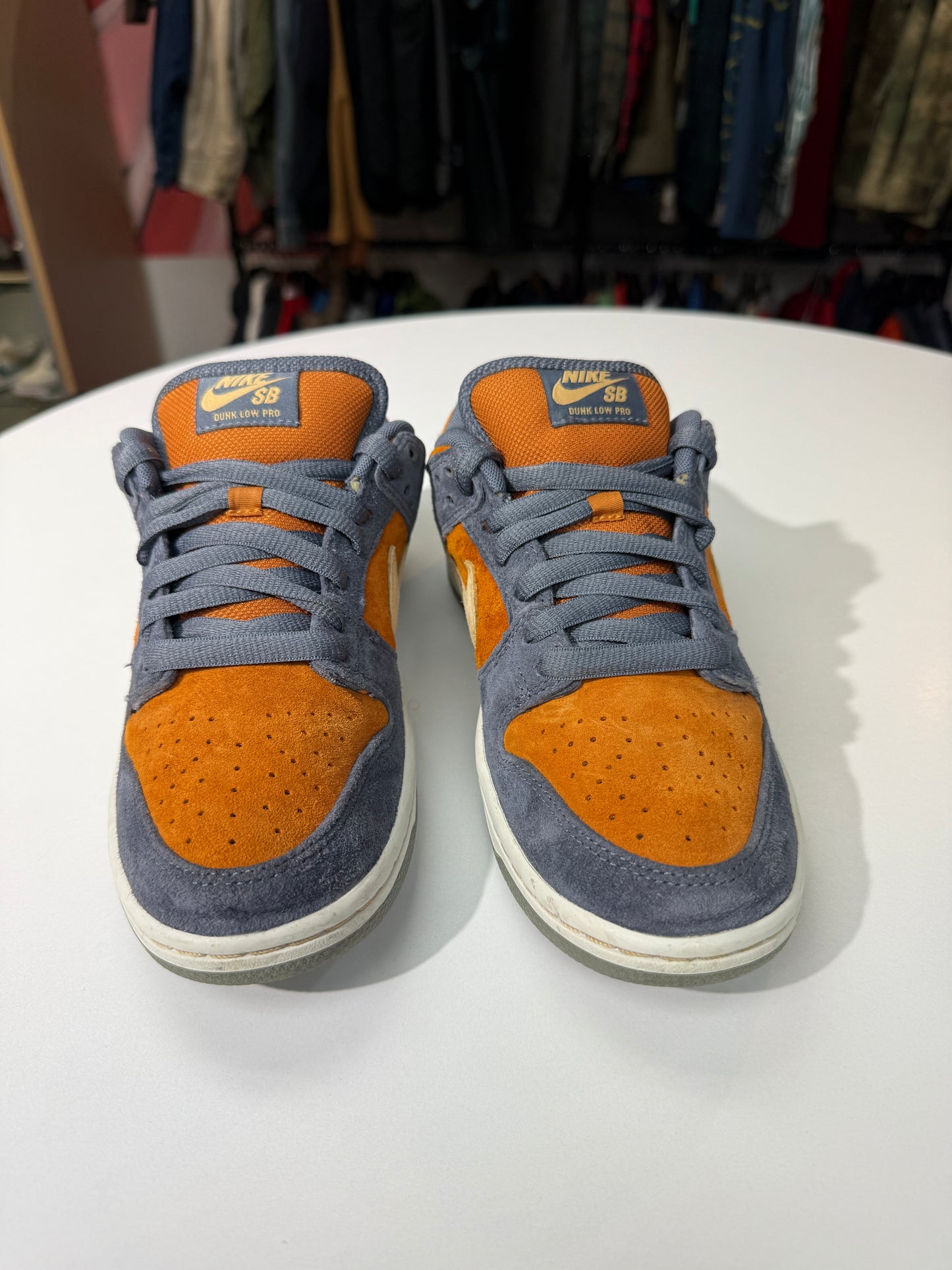 Preowned Nike SB Dunk Low Light Carbon Monarch