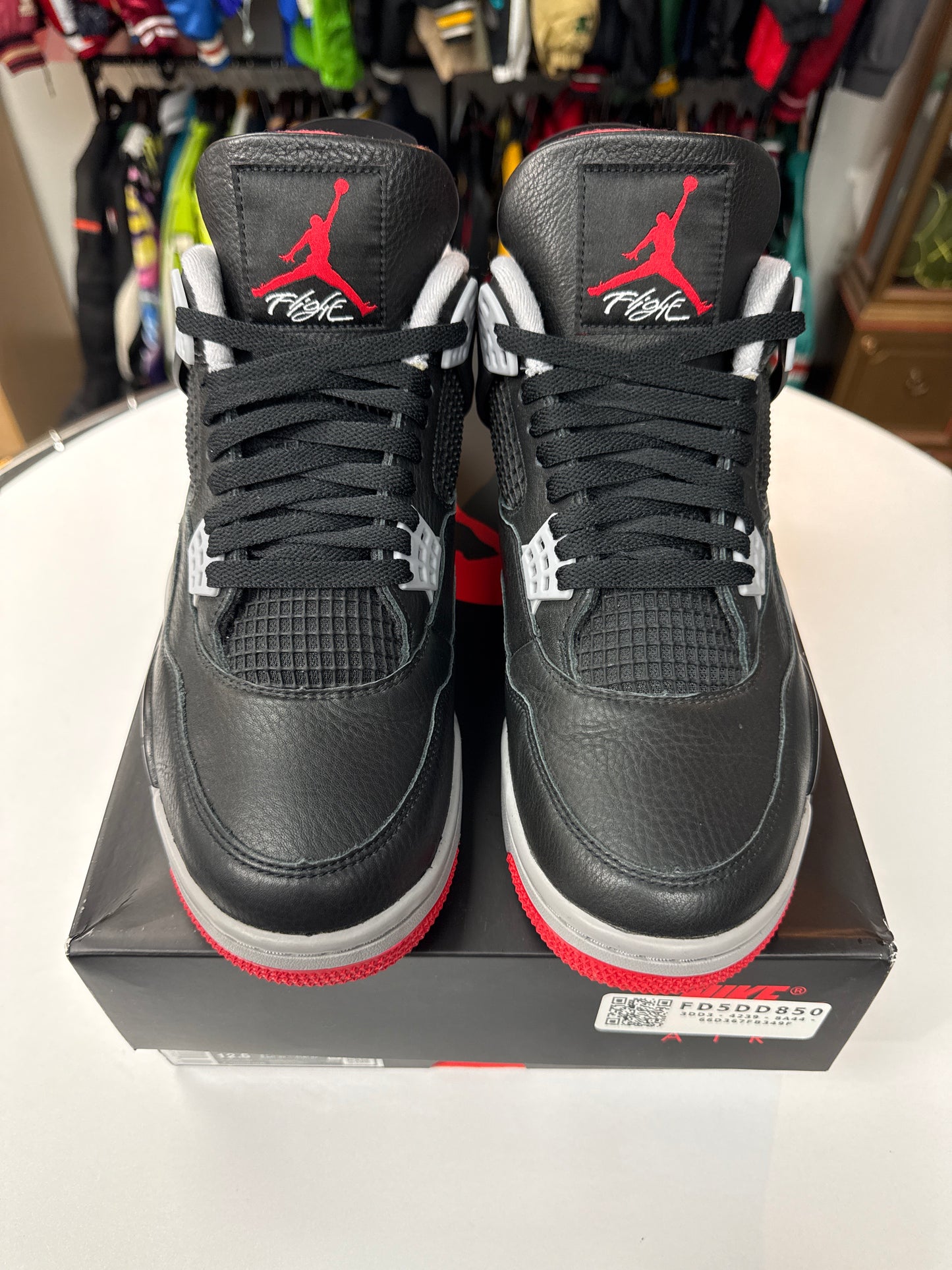 Preowned Jordan 4 Bred Reimagined