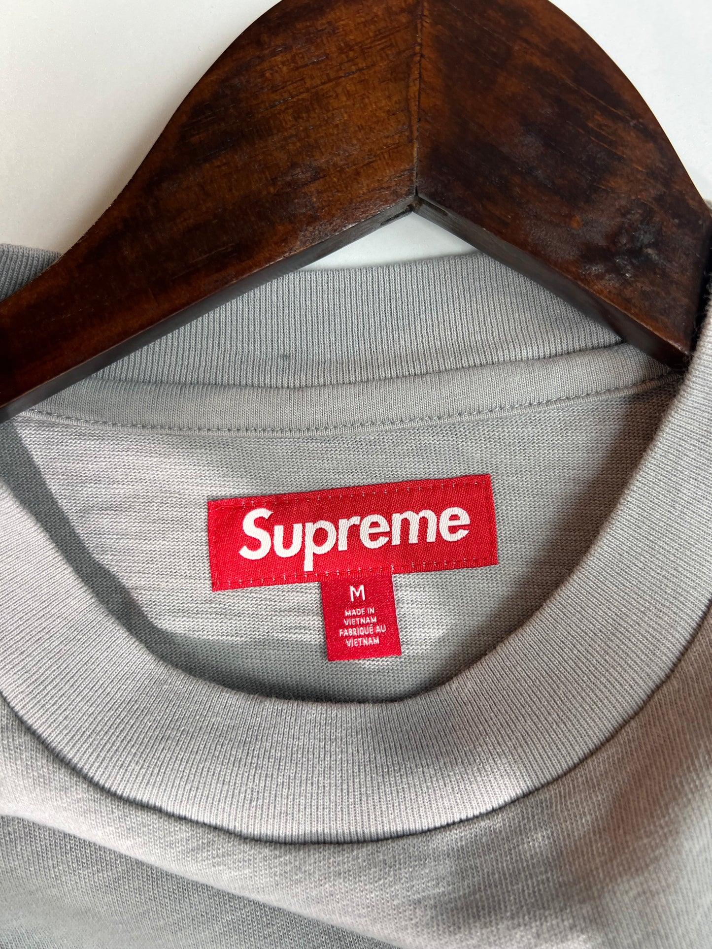 Supreme Grey S/S Pocket Tee
