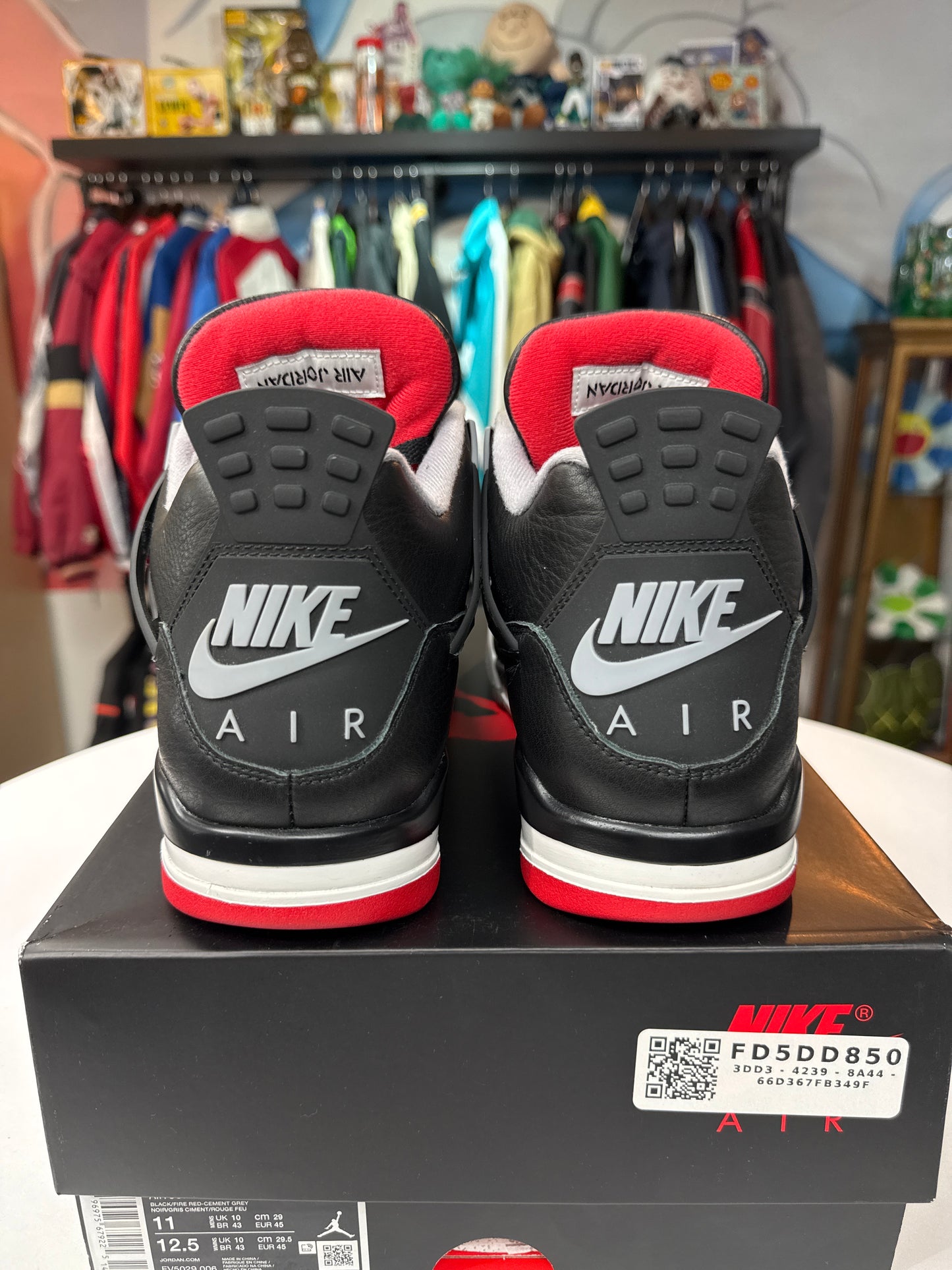 Preowned Jordan 4 Bred Reimagined