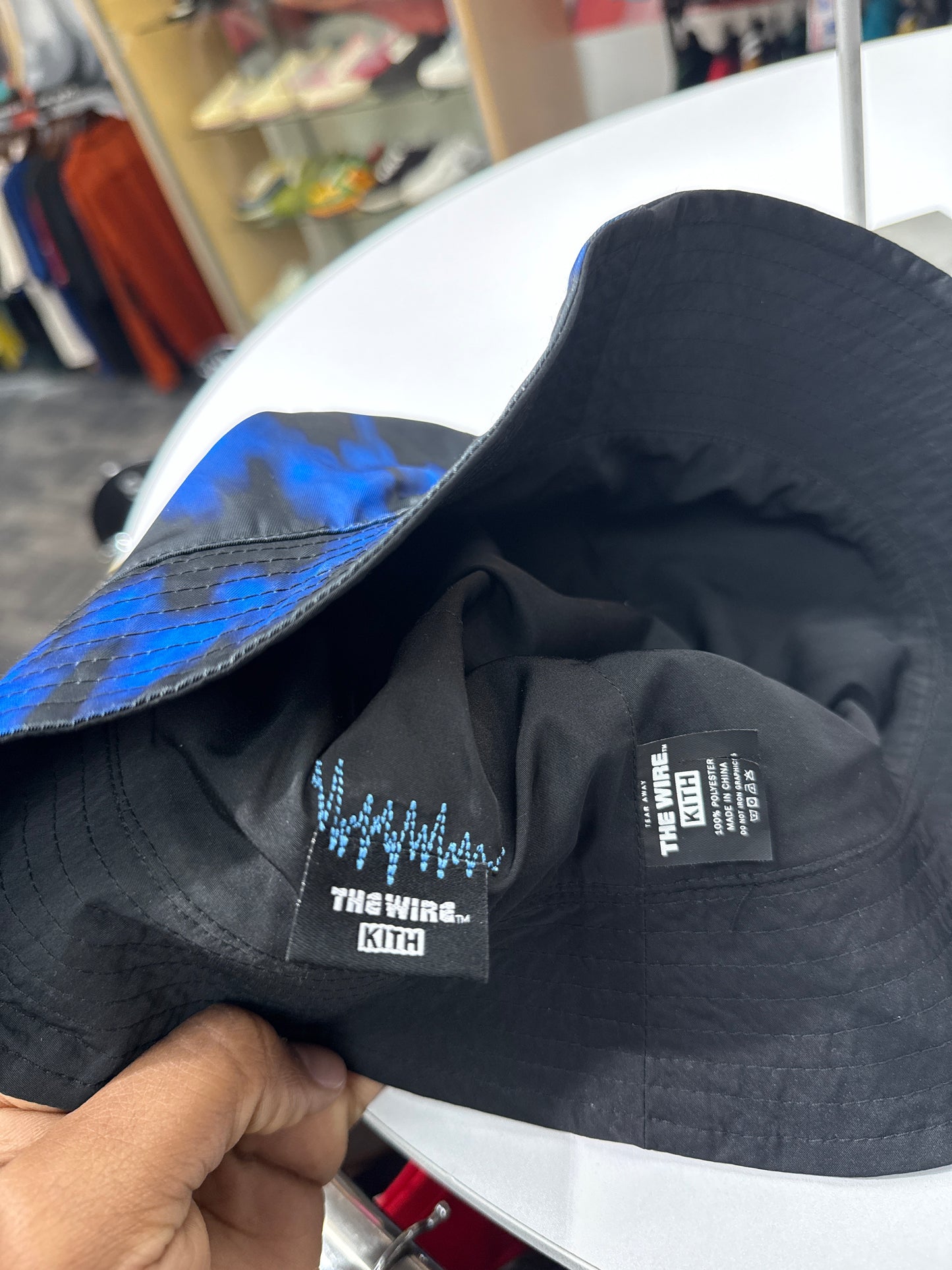 Kith For The Wire Phone Tap Reversible Bucket Hat