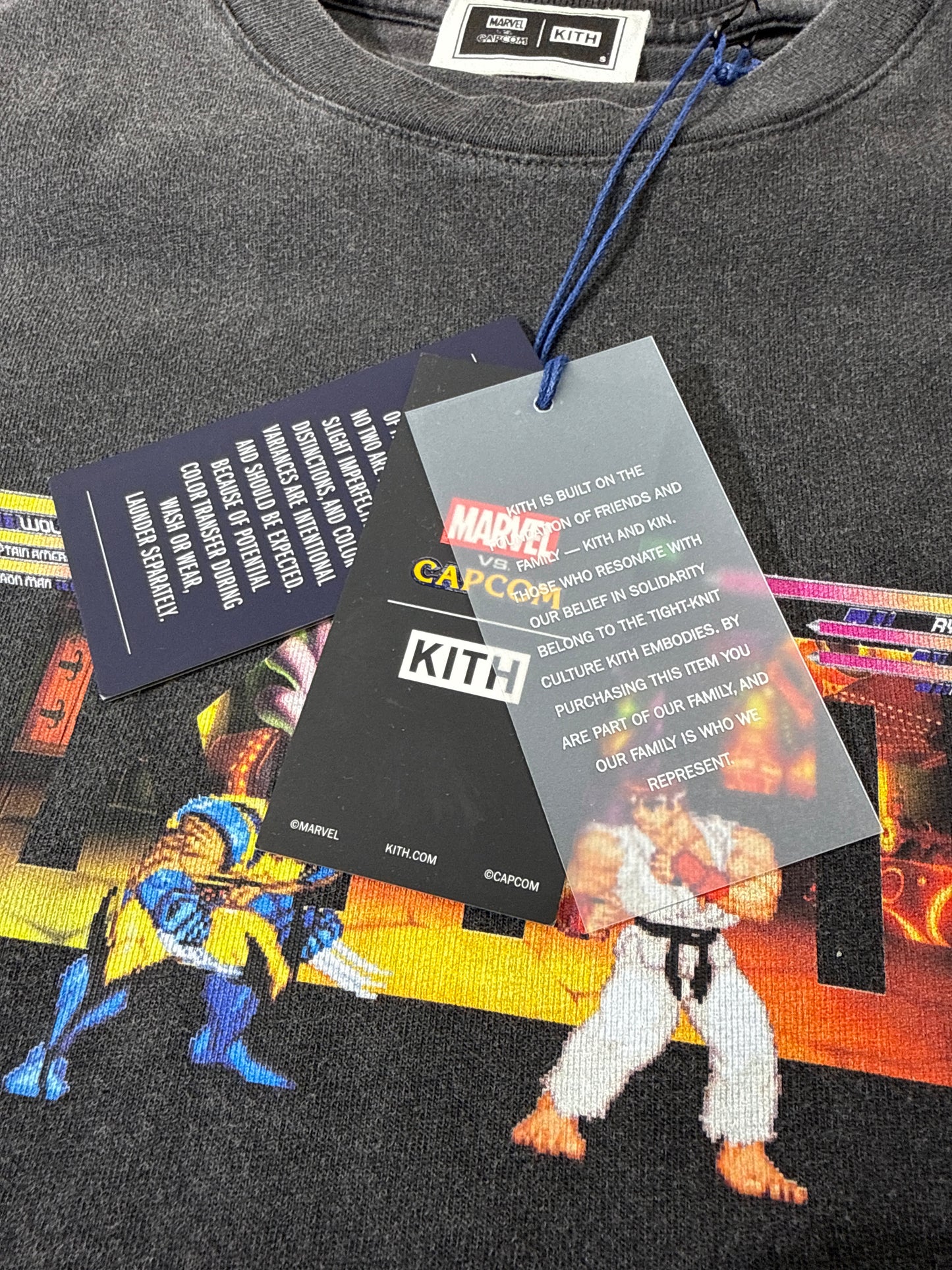 New Kith x Marvel vs. Capcom Circus Vintage Tee