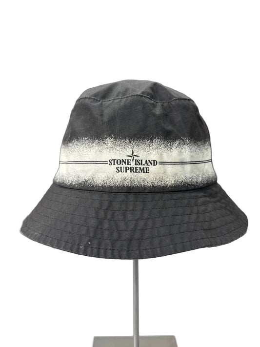 Stone Island X Supreme Stripe Crusher Bucket Hat