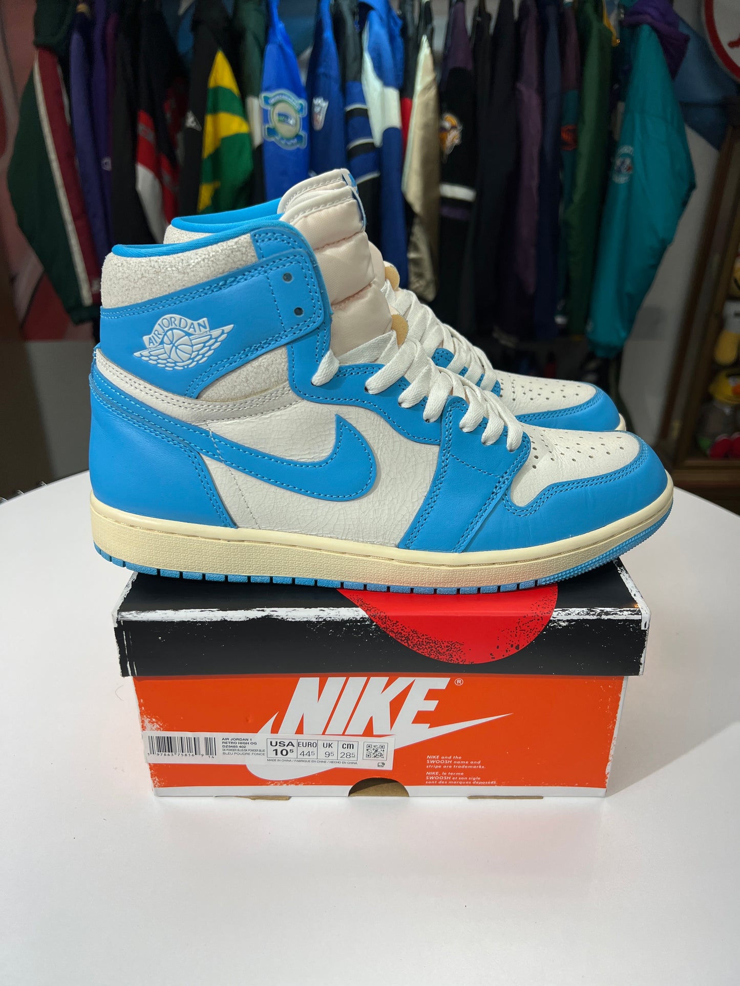 Preowned Jordan 1 Retro High OG UNC Reimagined